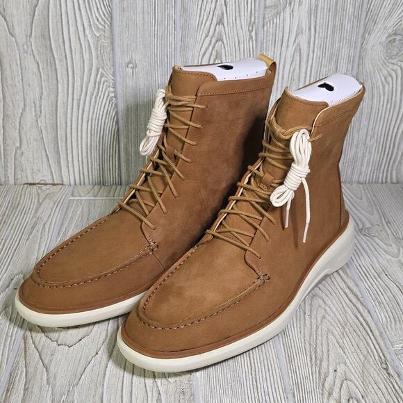 Sperry Legend Commodore Rust Leather Lace-Up Boots Mens Size 11.5 NEW main image 5